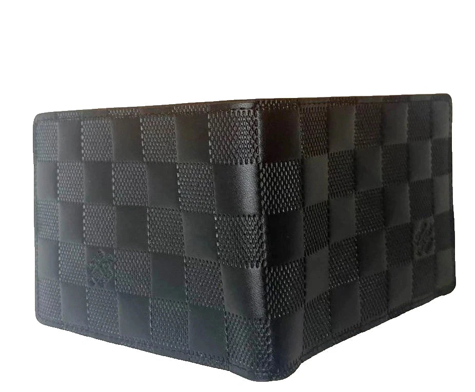 Louis Vuitton Damier Graphite Bifold Wallet Unisex Black Leather NWT
