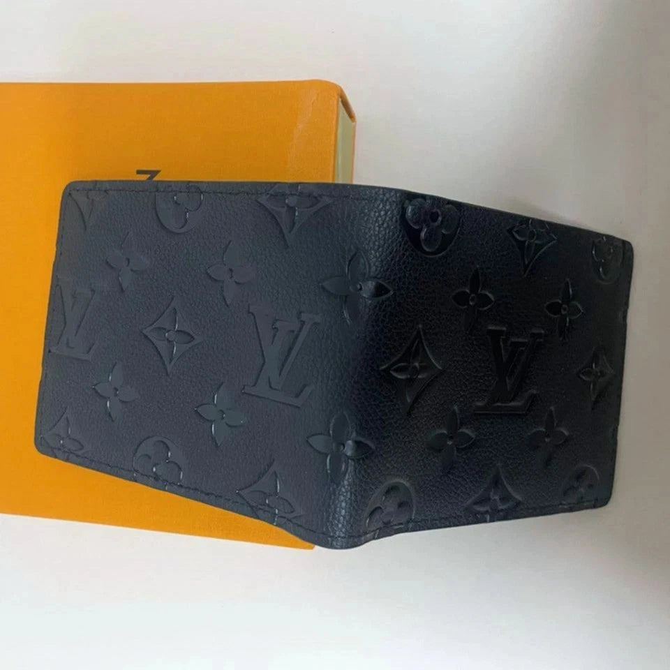 Louis Vuitton Multiple Monogram Slender Canvas Black Men’s Wallet w/Box LV