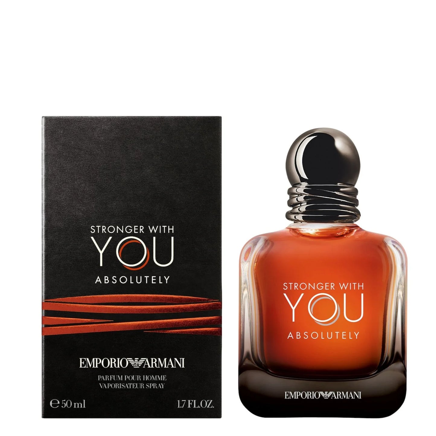 Emporio Armani Stronger With You Absolutely Parfum Spray 2.7 oz / 80ml for Men New Sealed