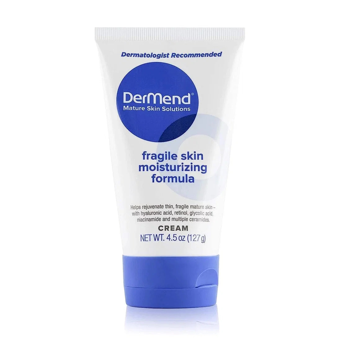 DerMend Fragile Skin Moisturizing Formula Cream 127g – Anti-Aging & Wrinkle Care for Mature Skin | Dermatologist Recommended Hydrating Body Lotion