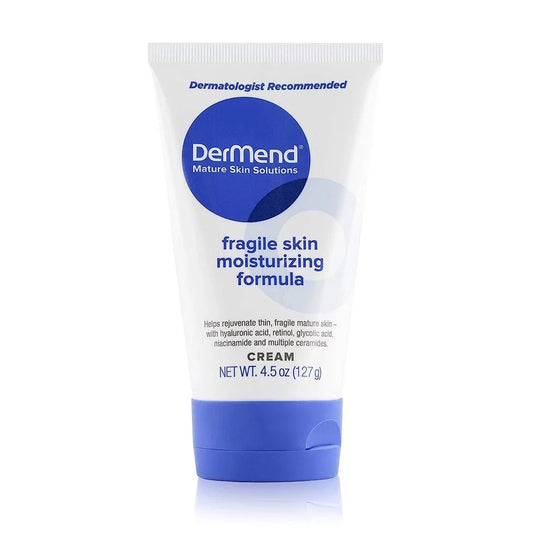 DerMend Fragile Skin Moisturizing Formula Cream 127g – Anti-Aging & Wrinkle Care for Mature Skin | Dermatologist Recommended Hydrating Body Lotion