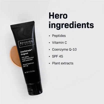 Tinted Moisturizer with SPF 45 for Sun Protection, Hydration & Even Skin Tone | Anti-Aging Skincare Formula (1.7 oz)