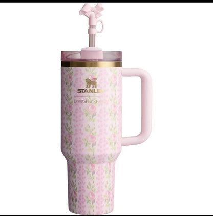 Stanley x Love Shack Fancy Quencher Tumbler 40oz Blooming Heirloom NEW