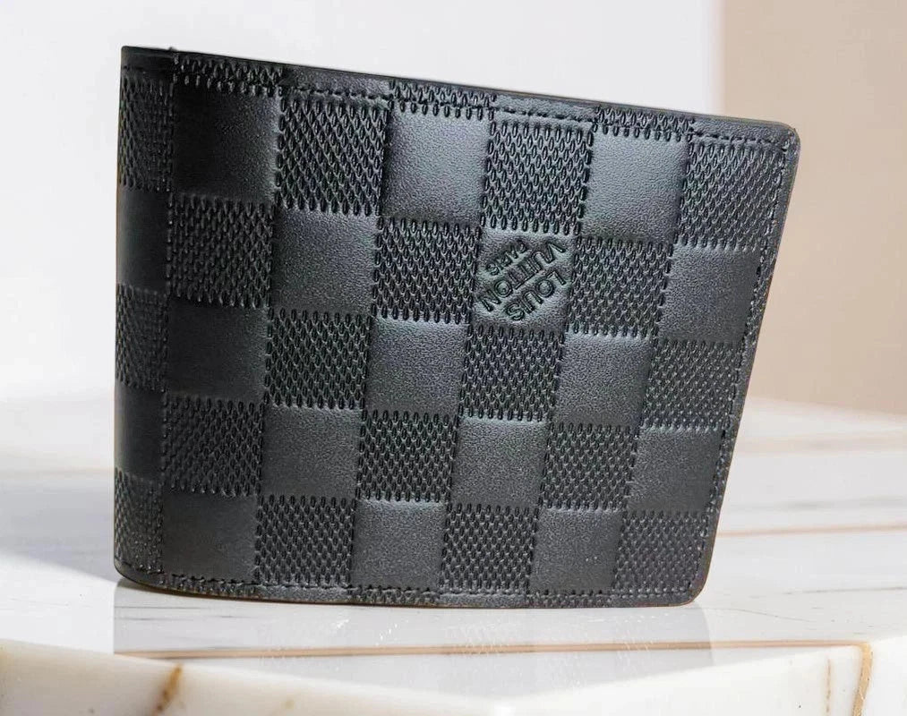 Louis Vuitton Damier Graphite Bifold Wallet Unisex Black Leather NWT