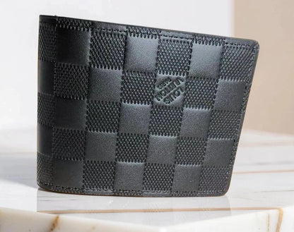Louis Vuitton Damier Graphite Bifold Wallet Unisex Black Leather NWT