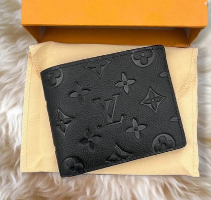 Louis Vuitton Multiple Monogram Slender Canvas Black Men’s Wallet w/Box LV