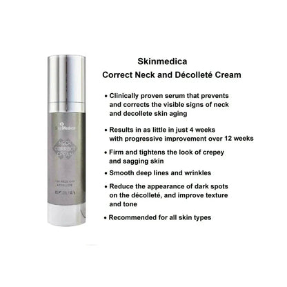 SkinMedica Neck Correct Cream 2 oz. Neck And Chest Treatment New and sealed box.